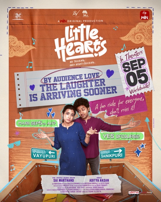 Little Hearts release date poster